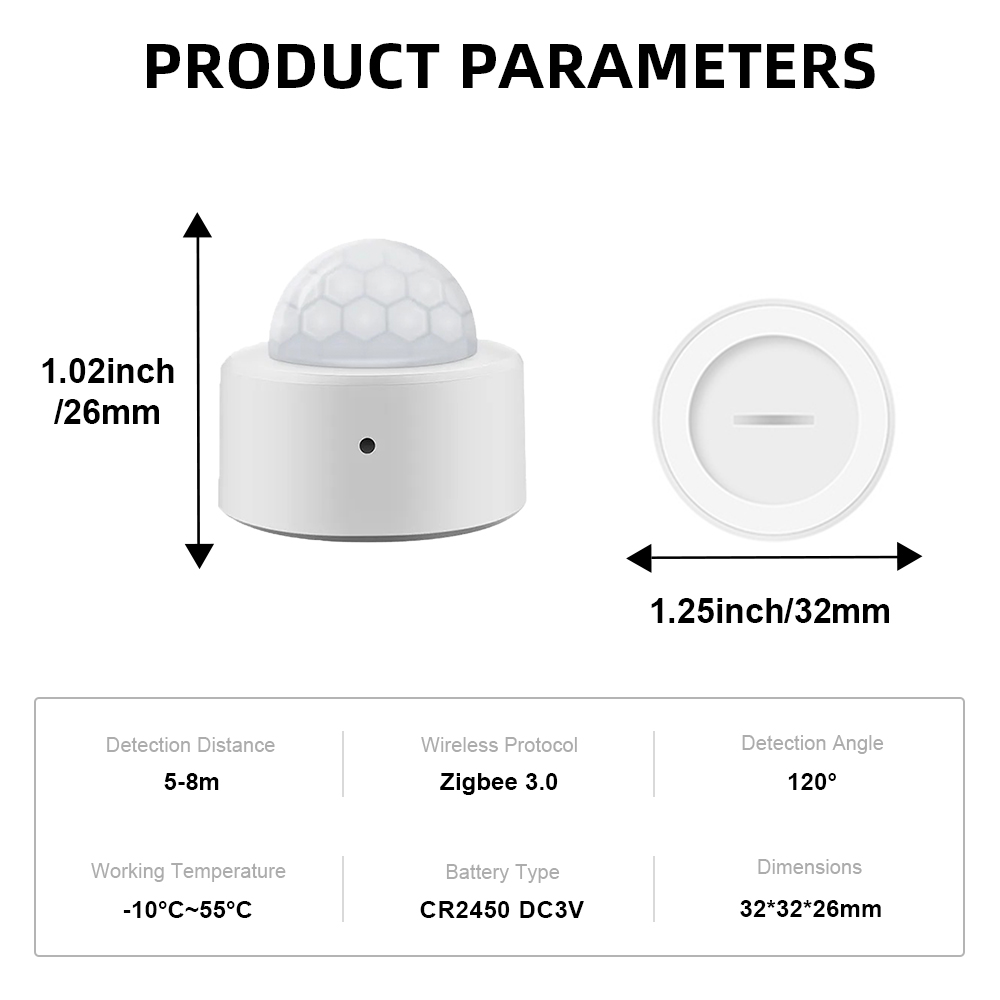 Tuya ZigBee Light Sensor Lumin - Home Assistant Tuya recension och pris