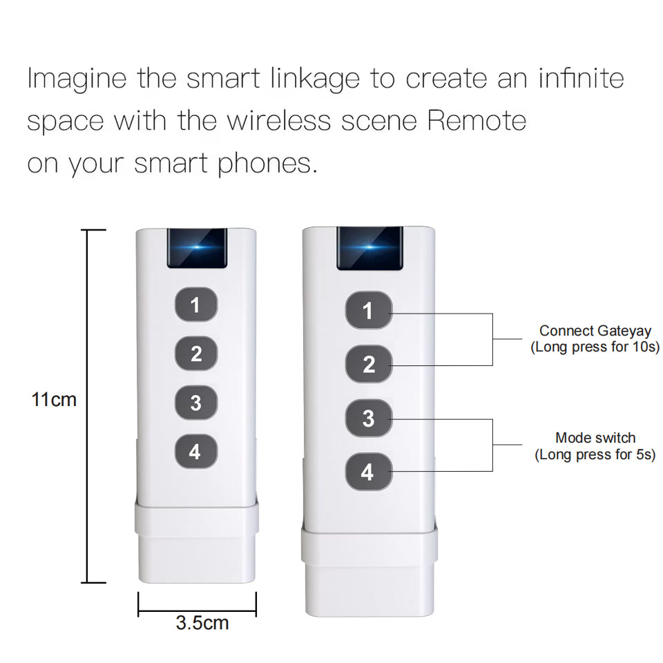 Tuya ZigBee Intelligent Scene  - Tuya 4 Channel recension och pris