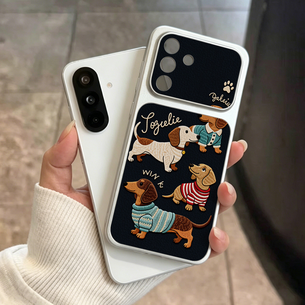 Cartoon Dachshund Phone Case F - Shelly recension och pris