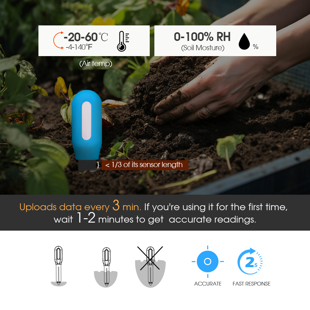 1PCS Tuya Zigbee Soil Sensor H - Home Assistant Tuya recension och pris