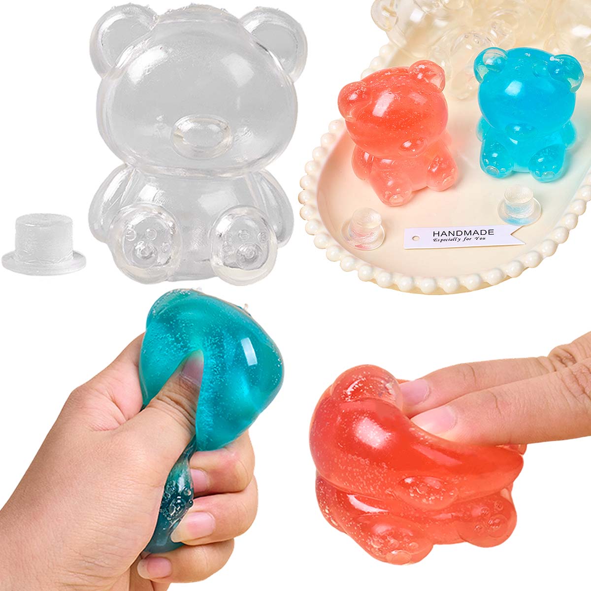Cute Bear TPR Empty Ball Shell - Shelly Plug recension och pris