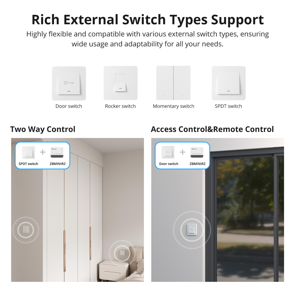 SONOFF ZBMINIR2 Extreme Zigbee - Sonoff Basic recension och pris
