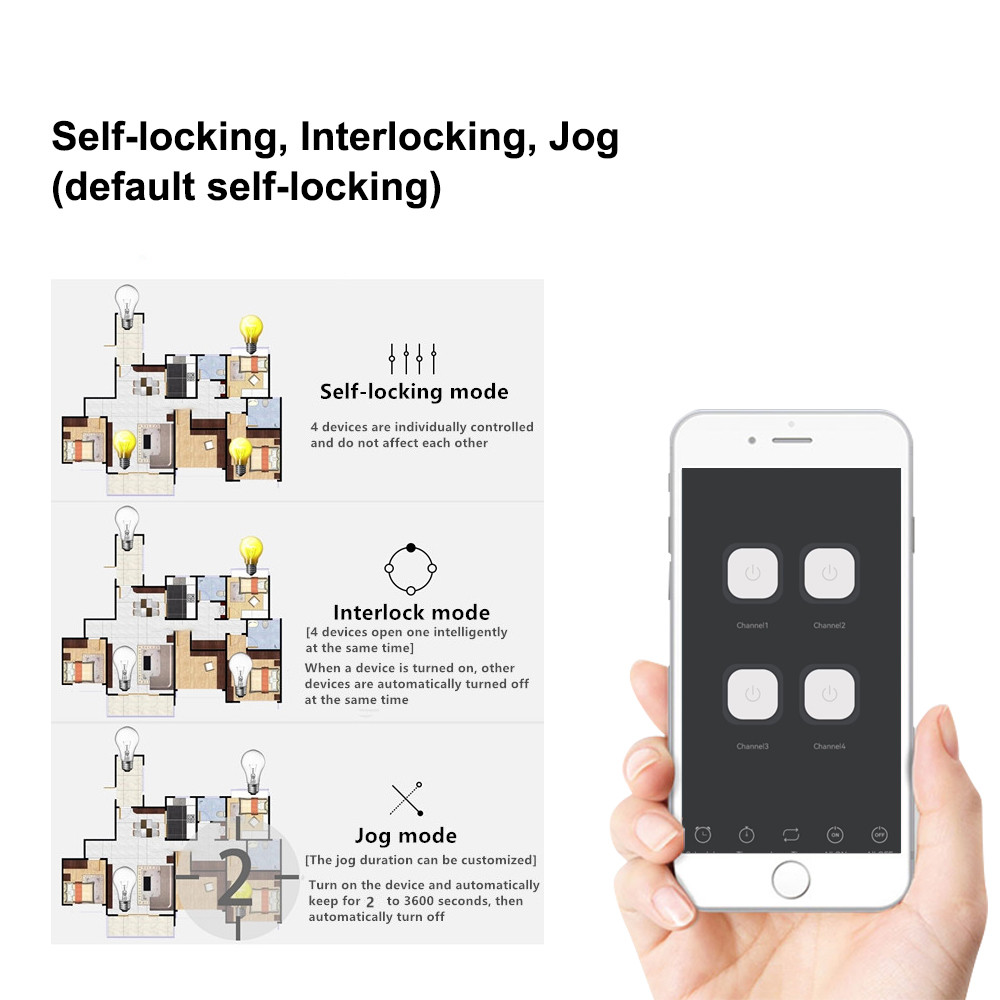 4CH Smart WiFi Relay Module Dr - Tuya 4 Channel recension och pris