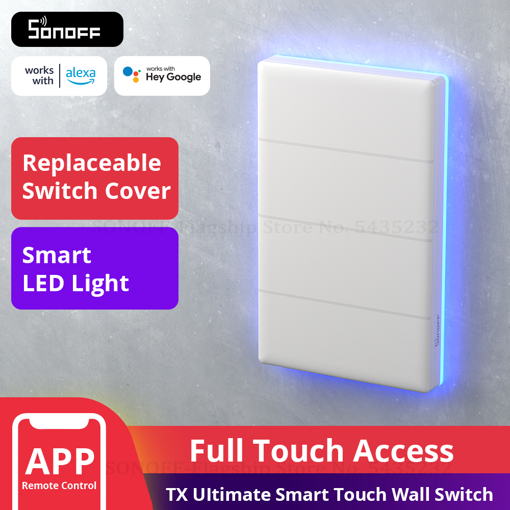 SONOFF T5 Wifi Smart Light Swi - Sonoff Mini R4 recension och pris