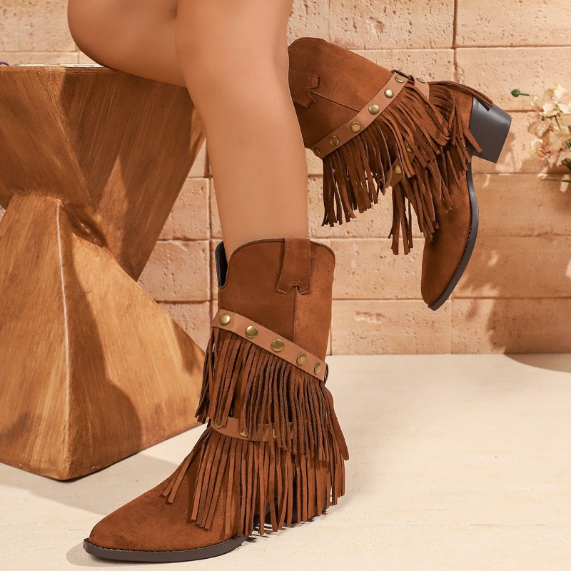 Vintage Tassel Trousers Bootie - Tasmota recension och pris